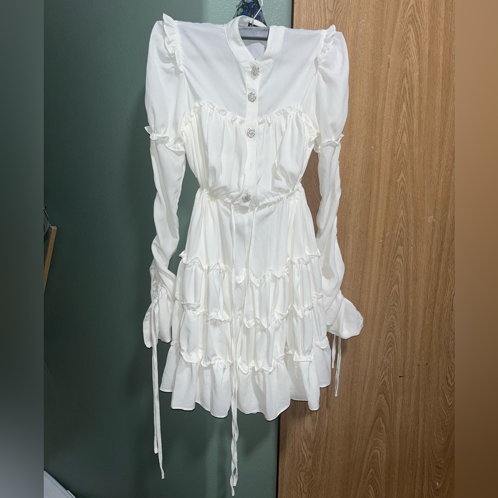 White cute dress